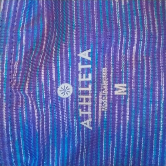 Athleta Crop Leggings Space Dye  lie Size M - Picture 4 of 4